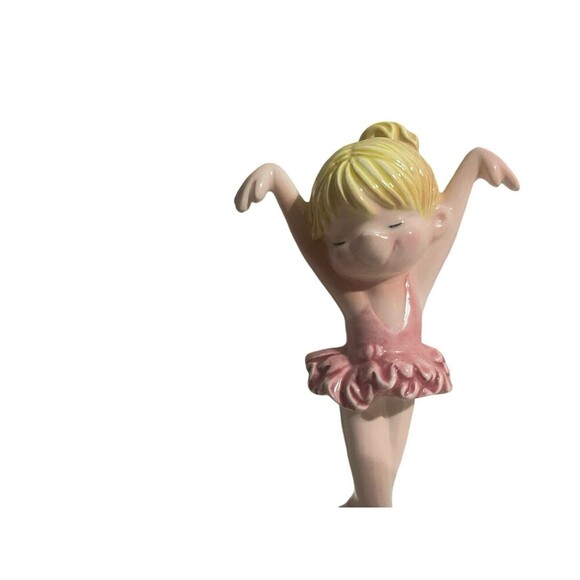 SCHMID SRI LANKA CERAMIC “ALWAYS DANCING” BALLERINA FIGURINE - 1992 MARTY LINKS - Picture 2 of 13